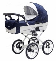 Riko Brano Classic col.11 (Navy) детская классическая коляска