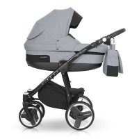 Universālie bērnu rati Riko Re-flex Grey